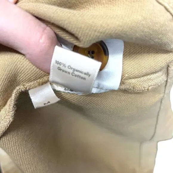 Reformation Dylan Jacket Wheat Khaki Wash Size‎ Medium - Picture 11 of 11